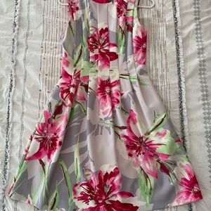 Woman’s floral dress
